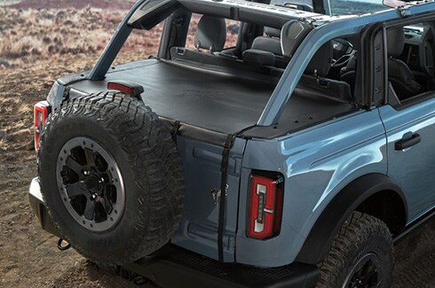 Discover Ford Bronco Accessories in PR, Tonnea Cover - Soft, Rear, Canvas, For 4 Door
